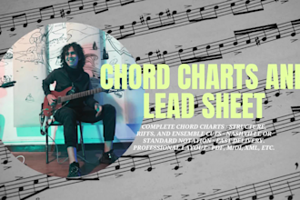 custom chord charts and lead sheets for your songs