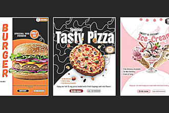 design restaurant menu, food menu, cafe menu and digital menu board