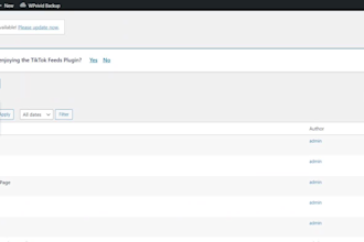 upload wordpress content, format pages, and import data