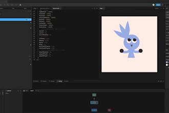 create interactive rive lottie animations mascot animation for website or app