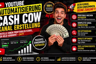 create professional youtube cash cow videos for monetization