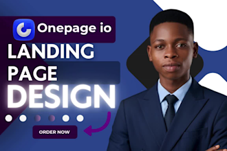 do lead generation landing page on webflow onepage io ghl onepage design in 24h