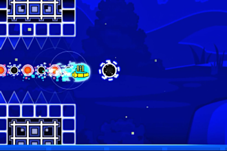 make a fun and easy geometry dash layout