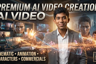 create stunning ai cinematic videos and animations for you