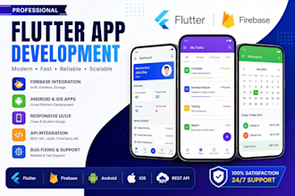 develop a flutter app with firebase for android