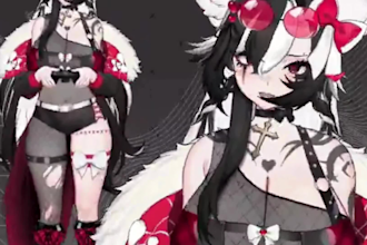 do live2d vtuber rigging for vtuber model anime vtuber live2d rigging for vtube