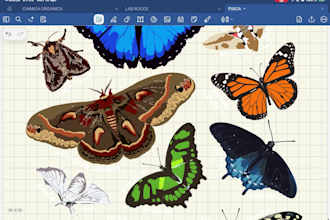 create a pack of scientific digital stickers of your species