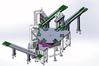 create realistic 3d industrial animation, 3d mechanical assembly animation video