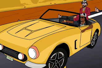 2d animation, 2d music animation, cartoon animation, short film
