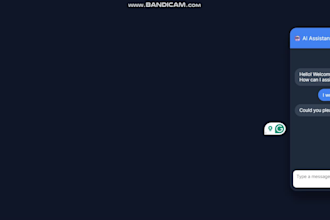 develop website chatbot for customer support
