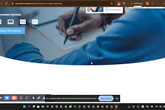 design school website, lms website, educational website, elearning website