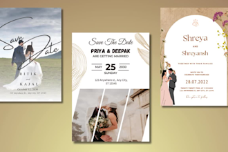 design birthday card, invitation and many more