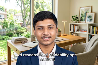 write SEO optimized content and articles
