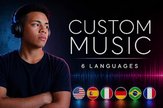 personalized music available in 6 languages