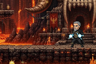 animate your song into an 8 bit pixel art music video