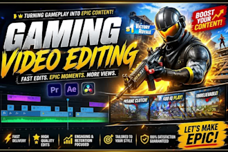 edit a professional gaming montage or velocity edit