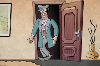 do cartoon animations for tik tok, youtube and more