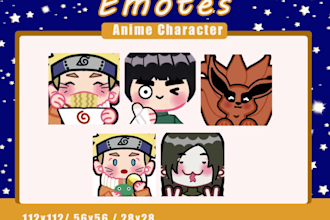 create animated custom twitch emotes