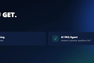 build an ai agent that handles faq and bookings in one chat