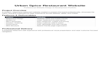 build a modern responsive wordpress restaurant website