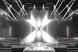 create concert show billboard animation for led wall, led screen and stage show