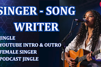 do podcast jingle intro, outro, rap jingle, gospel jingle, podcast jingle