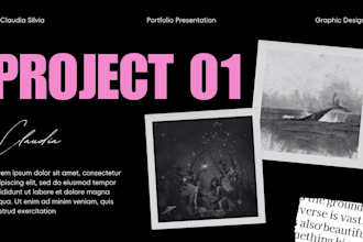 design a modern and professional presentation
