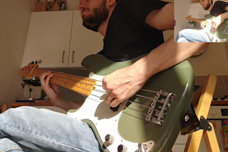 create and record a bass line for your song