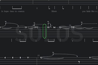 make a professional tab of a song