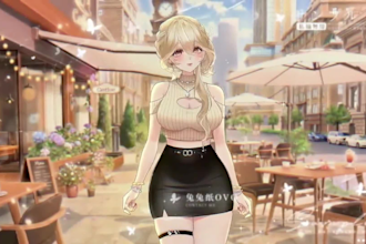 design ready to use vtuber model with rigging on live2d with face tracking