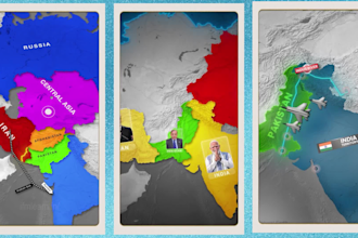 create professional map animation for your video