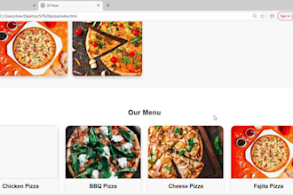 create a responsive website by using html css and java script