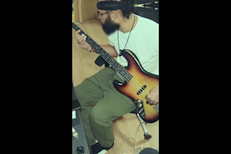 record a bassline for your song