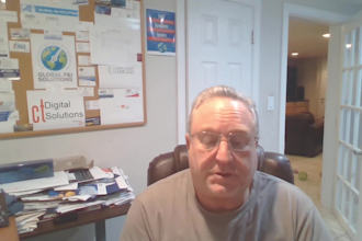 record authentic male office spokesperson saas website testimonial video