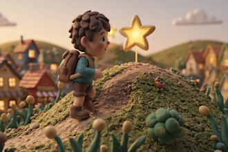 create viral 3d cinematic ai animation claymation ai animated stories claymation