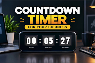 create a countdown timer video for your business