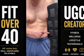 create authentic fitness, finance and wellness ugc videos