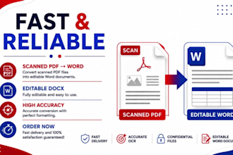 convert scanned PDF to editable word accurately