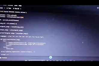 provide ai ml  dl services with my expertise