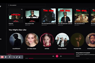 build a music streaming platform with next js