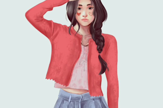 create unique custom digital art in my style