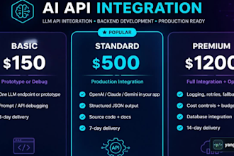 integrate openai, claude, or gemini API into your app