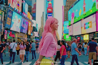 create a kpop ai music video for your virtual group