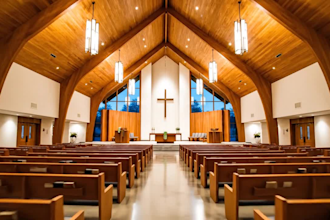 create church interior, exterior design, stage design, and 3d visualization