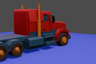 create  low poly 3d models and environments for your project