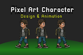 create professional 2d game characters and sprite animations