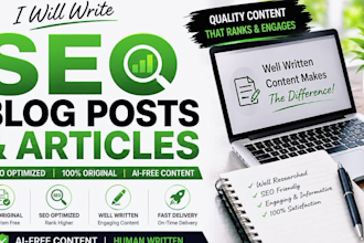 write SEO friendly blog posts and articles in bangla and english
