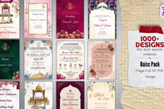 design wedding invitation card, save the date