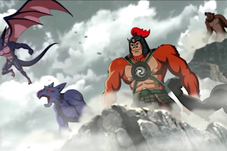 2d anime music video, anime animation, 2d cartoon music video animation
