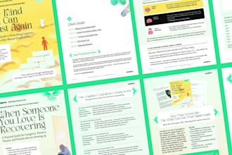 design lead magnet, ebook, workbook or branded PDF in canva